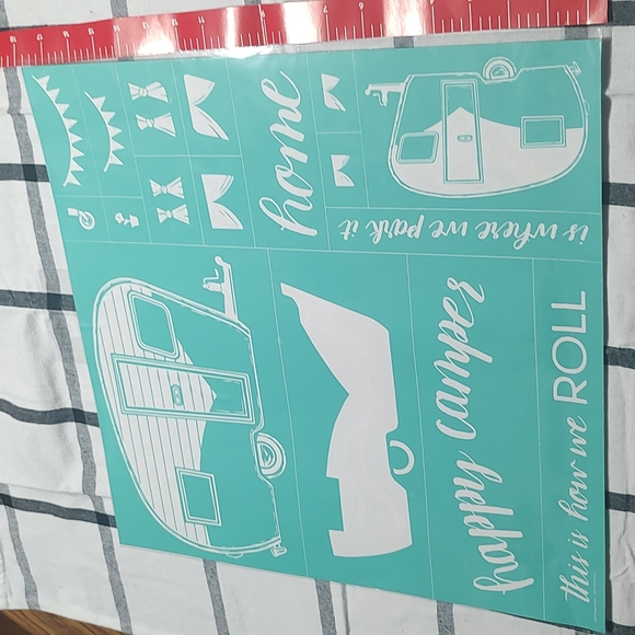 Chalk Couture Happy Camper Transfer - Picture 1 of 3